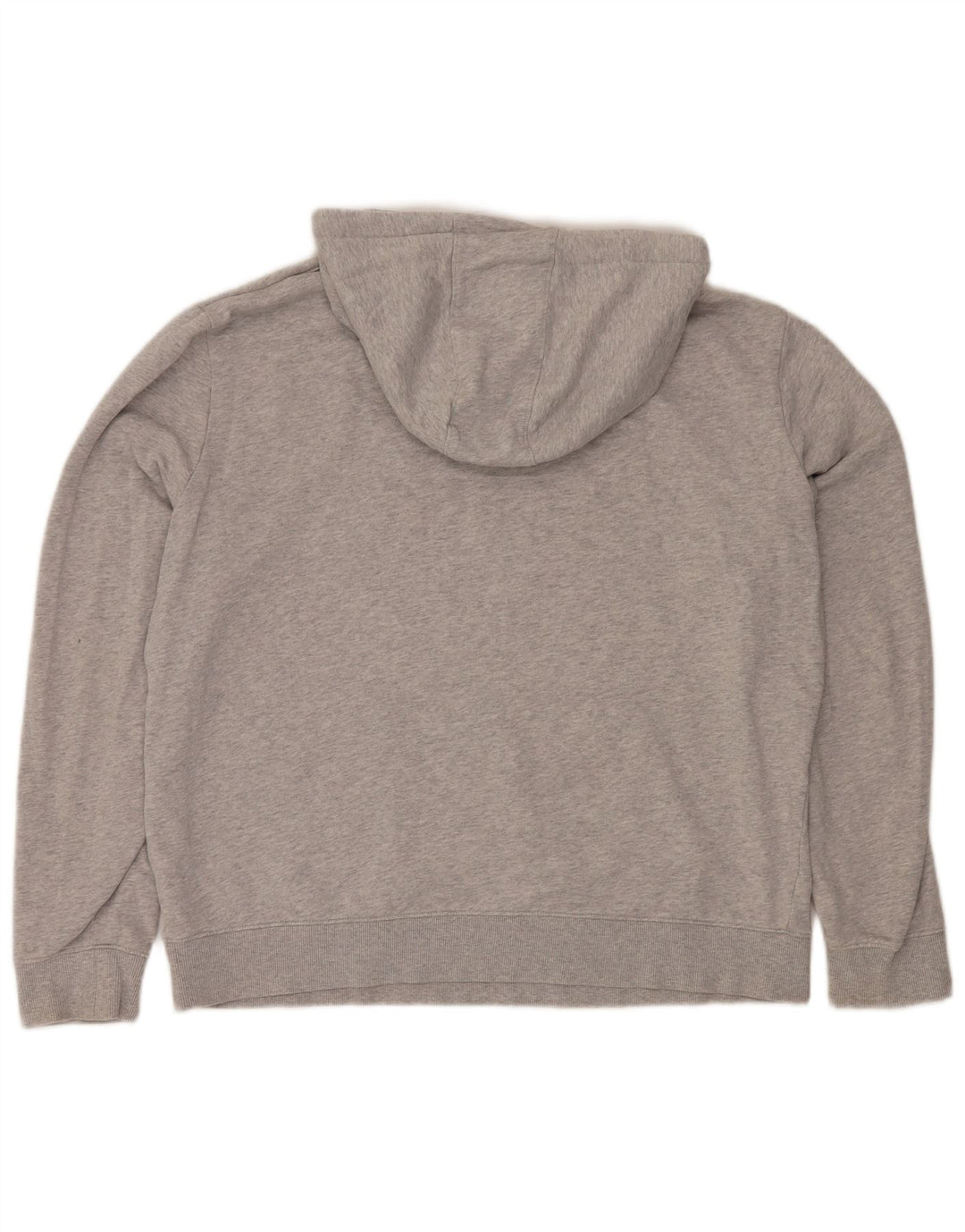 GUESS Muška majica s kapuljačom širokog kroja, veliki sivi pamuk