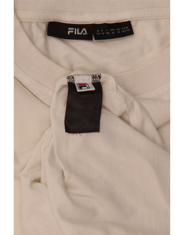 Fila muška majica XL bijeli pamuk