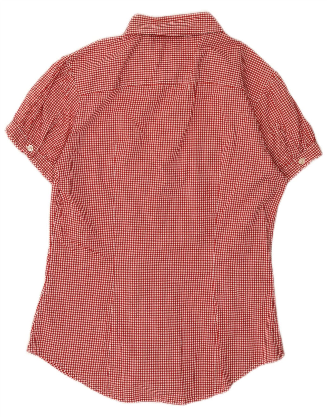 Tommy Hilfiger ženska košulja kratkih rukava US 8 srednje crvene boje gingham