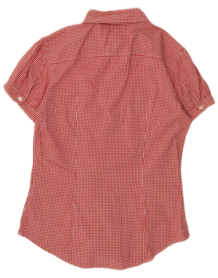 Tommy Hilfiger ženska košulja kratkih rukava US 8 srednje crvene boje gingham