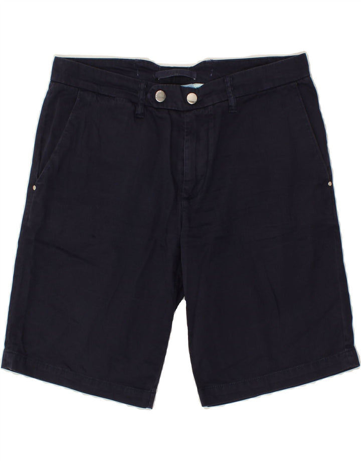 GUESS Womens Chino Shorts W28 Medium Navy Blue Cotton Vintage Guess and Second-Hand Guess from Messina Hembry 