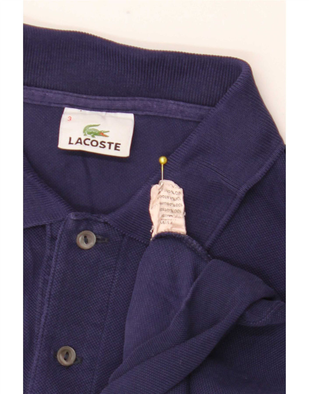 Lacoste muška polo majica veličine 3 mala ljubičasta pamuk