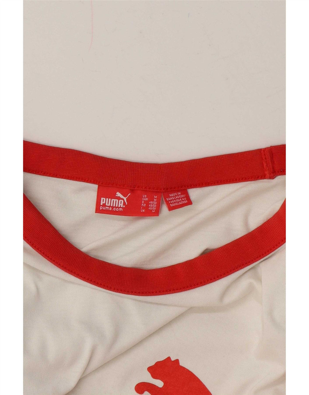 Puma muška majica s grafičkim motivima srednje bijele boje