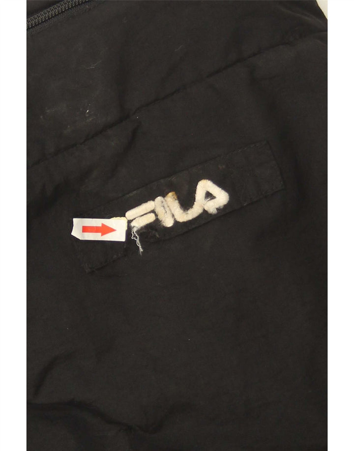 Fila muška podstavljena jakna s kapuljačom UK 40 veliki crni poliamid