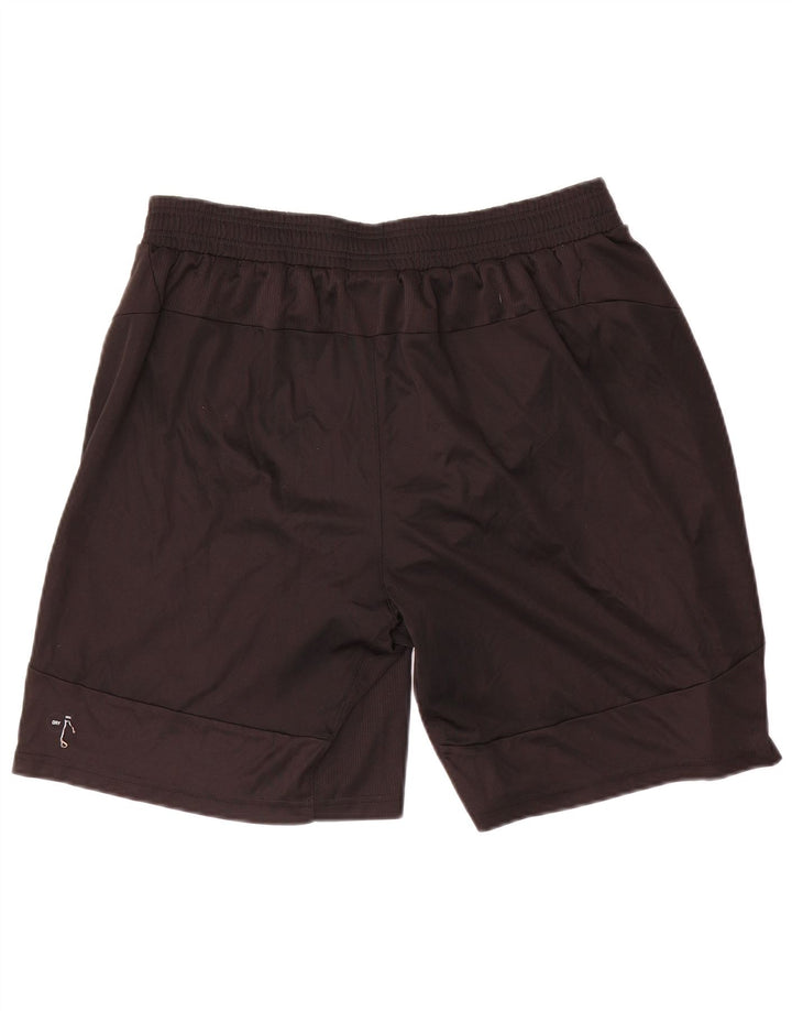 Puma Mens BVB Dortmund Graphic Sport Shorts Veliki crni poliester