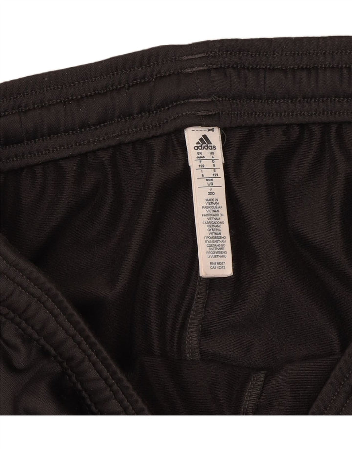 ADIDAS Mens Tracksuit Trousers UK 44/46 Large  Black Polyester Vintage Adidas and Second-Hand Adidas from Messina Hembry 