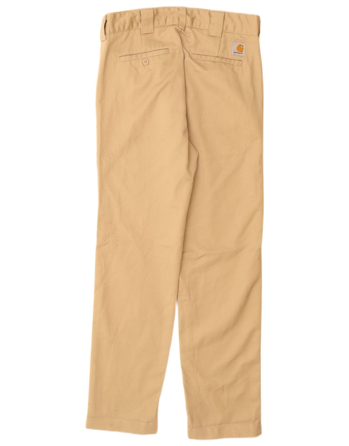CARHARTT muške uske chino hlače W28 L30 bež poliester