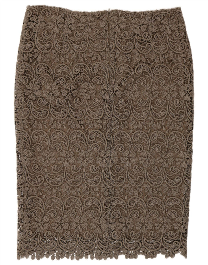 Marks & Spencer ženska ravna suknja Autograph UK 12 srednje W30 kaki