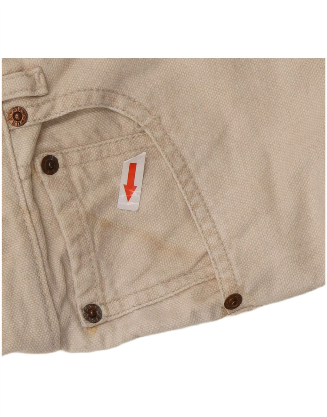 LEVI'S muške 501 ravne ležerne hlače W32 L30 Bijele