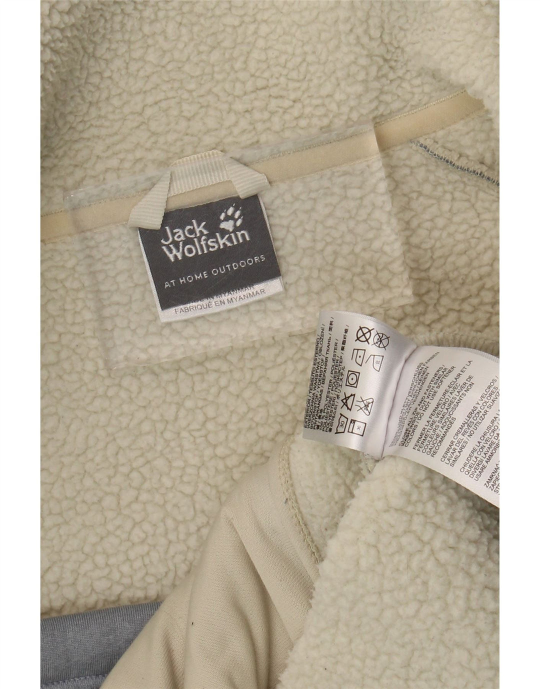 Jack Wolfskin ženska šerpa jakna UK 16 veliki plavi poliester