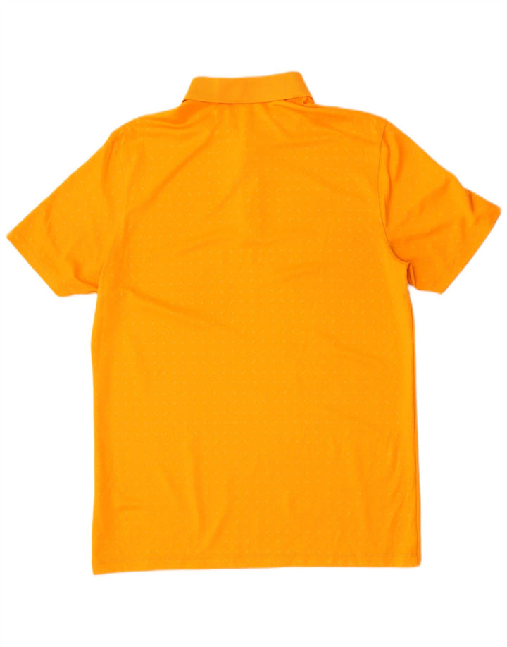 Nike muška polo majica Dri Fit standardnog kroja, srednje narančasta poliesterska točka