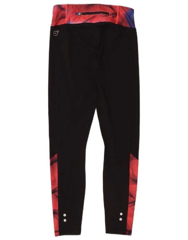 Puma ženske tajice s apstraktnim uzorkom UK 10 Small Black Colourblock