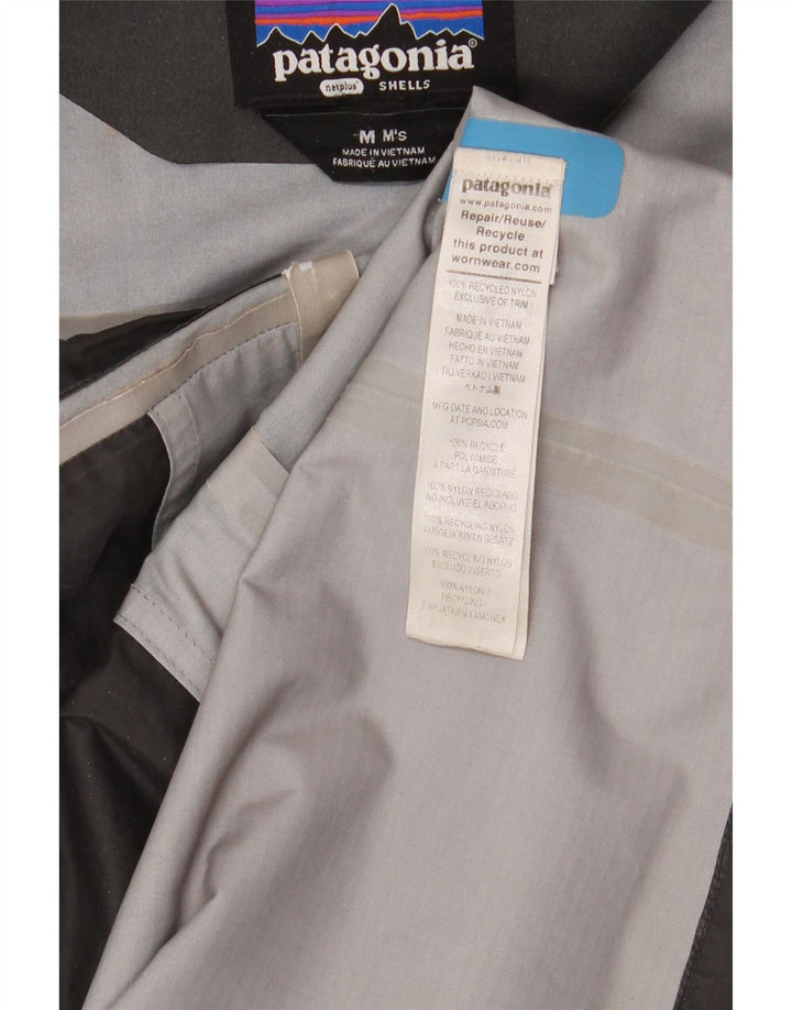 Patagonia muška kišna jakna s kapuljačom UK 38 srednje plavi najlon