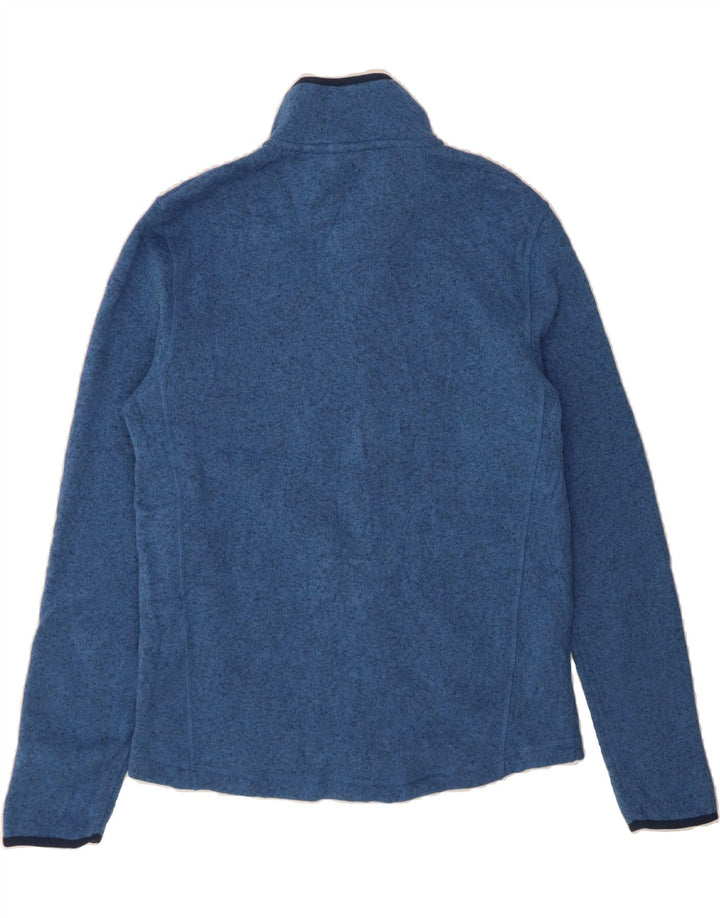 L.L.BEAN Mens Slightly Fitted Tracksuit Top Jacket Medium Blue Flecked Vintage L.L.Bean and Second-Hand L.L.Bean from Messina Hembry 