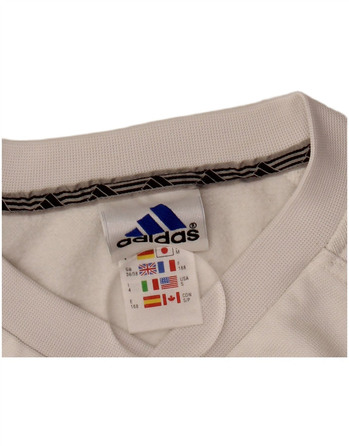 ADIDAS muška majica široke kroja UK 36/38 mali bijeli poliester