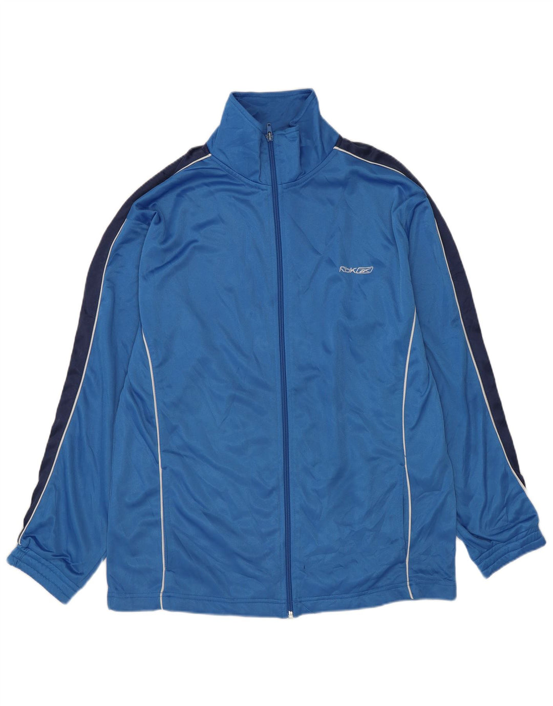 Reebok muška gornja jakna trenirke Medium Blue Colourblock Poliester