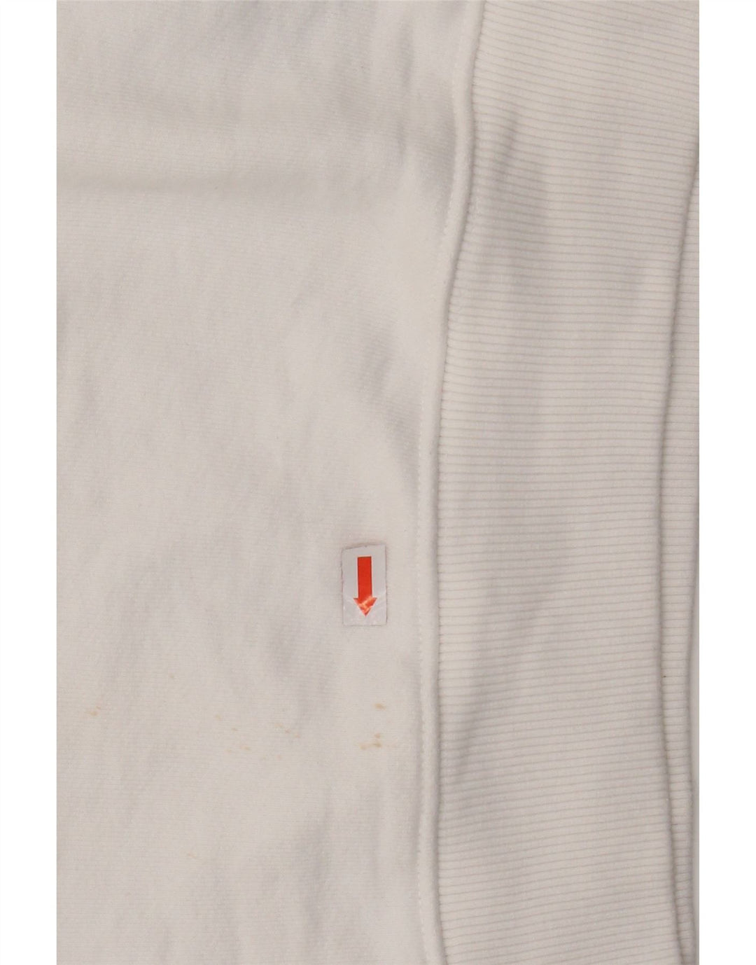 TOMMY HILFIGER Ženska skraćena prekomjerna majica s kratkim rukavima UK 6 XS Bijela