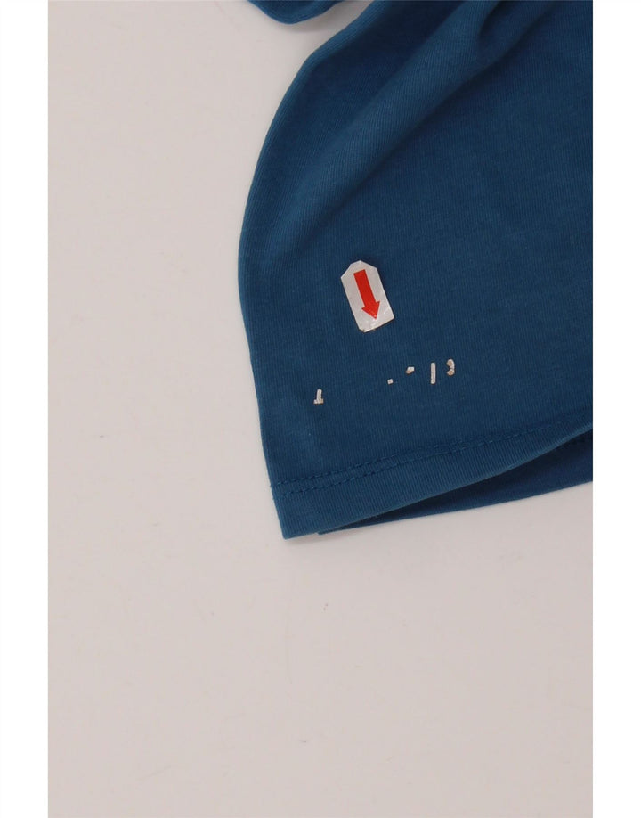 NIKE Muška majica kratkih rukava atletskog kroja velika plava pamučna majica