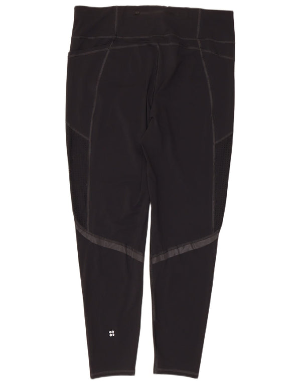 Sweaty Betty ženske tajice UK 20 2XL crni poliamid