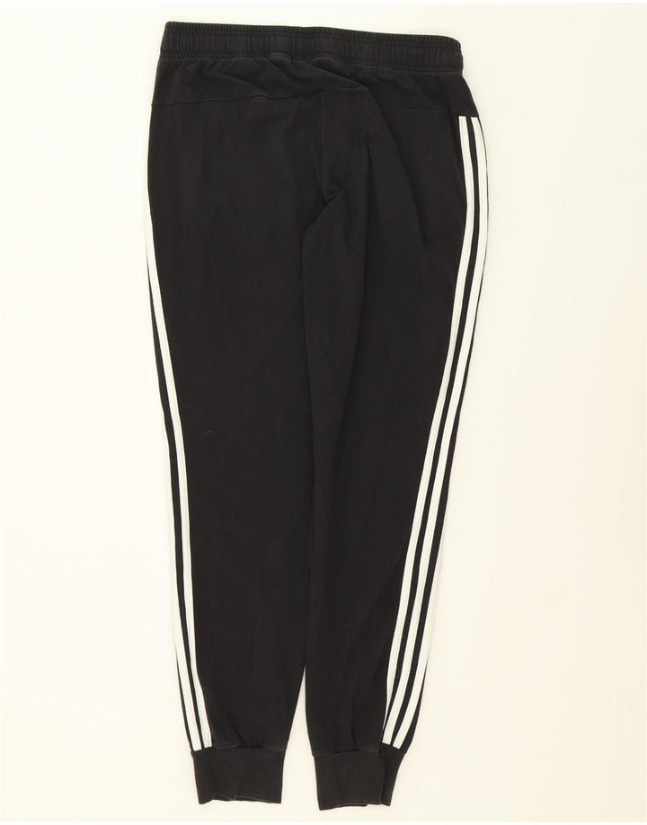 ADIDAS Womens Tracksuit Trousers Joggers Large  Black Vintage Adidas and Second-Hand Adidas from Messina Hembry 
