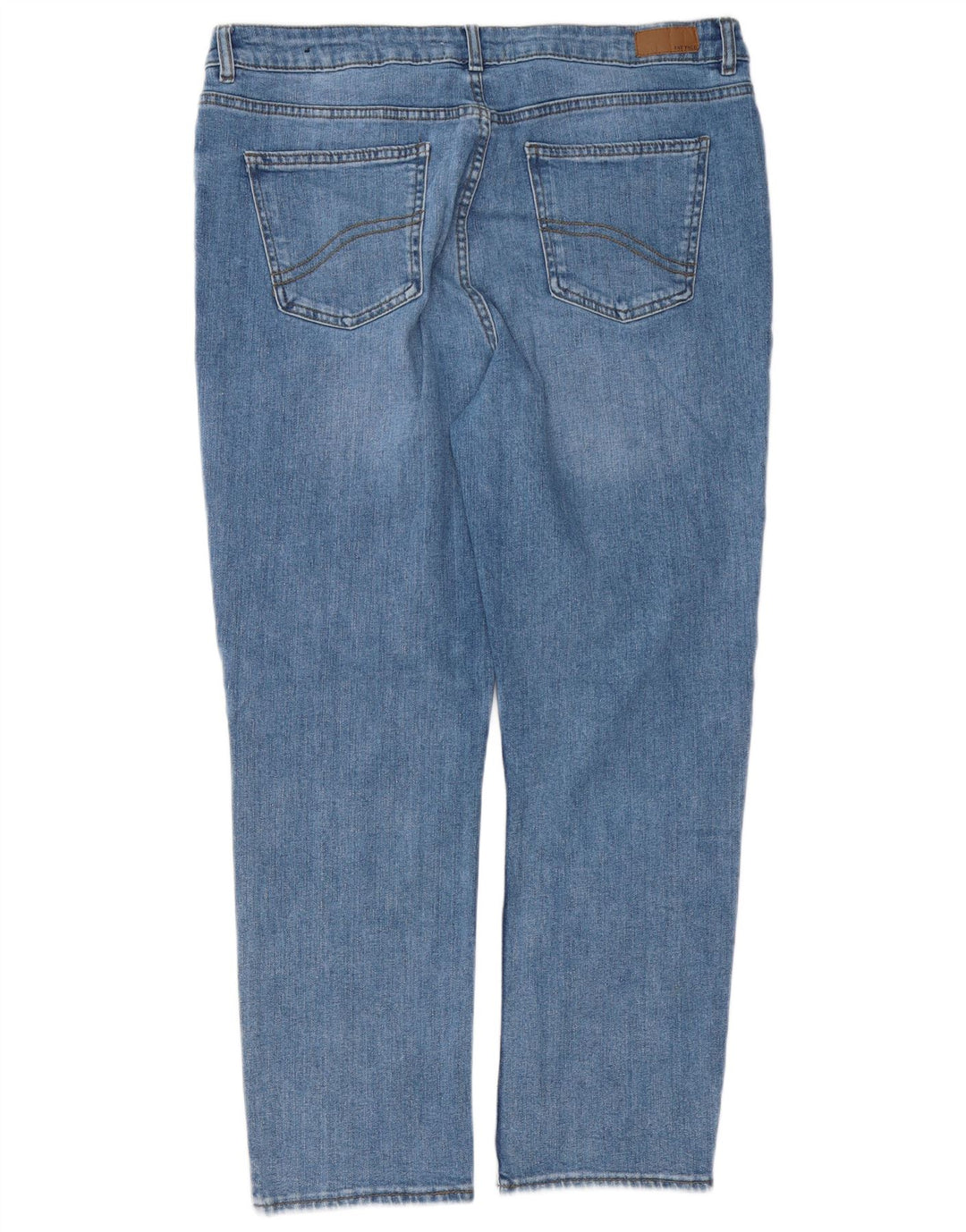 FAT FACE Ženske Chesham Girlfriend Straight Jeans UK 16 Large W36 L28 Plava