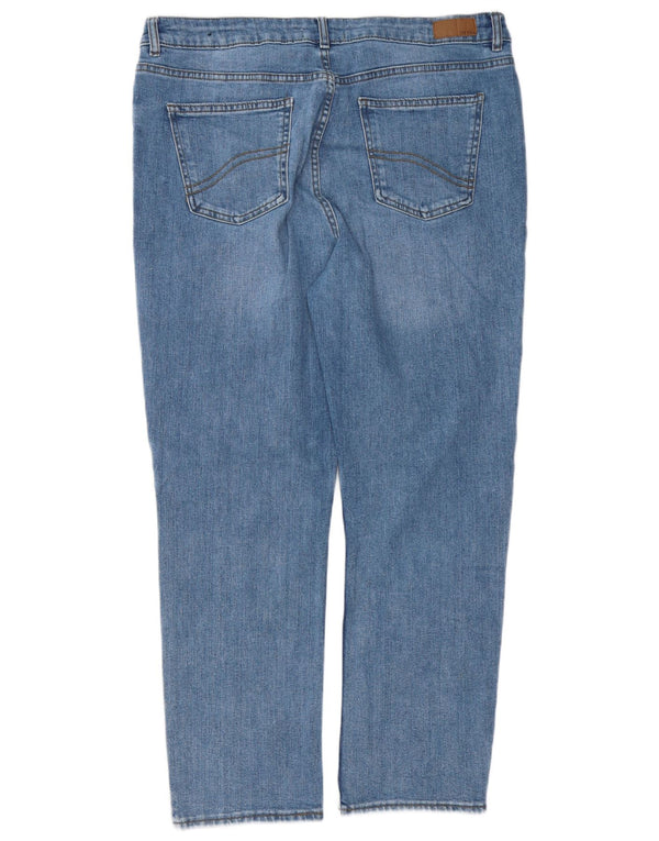 FAT FACE Ženske Chesham Girlfriend Straight Jeans UK 16 Large W36 L28 Plava