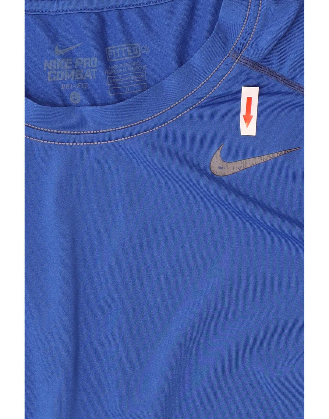 Nike Dri Fit majica kratkih rukava, veliki plavi poliester