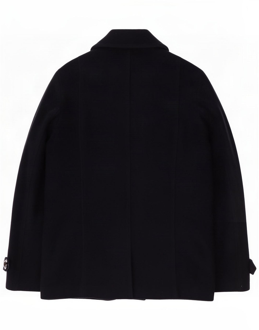 Roy Rogers Mens Pea Coat IT 50 Large Navy Blue Wool