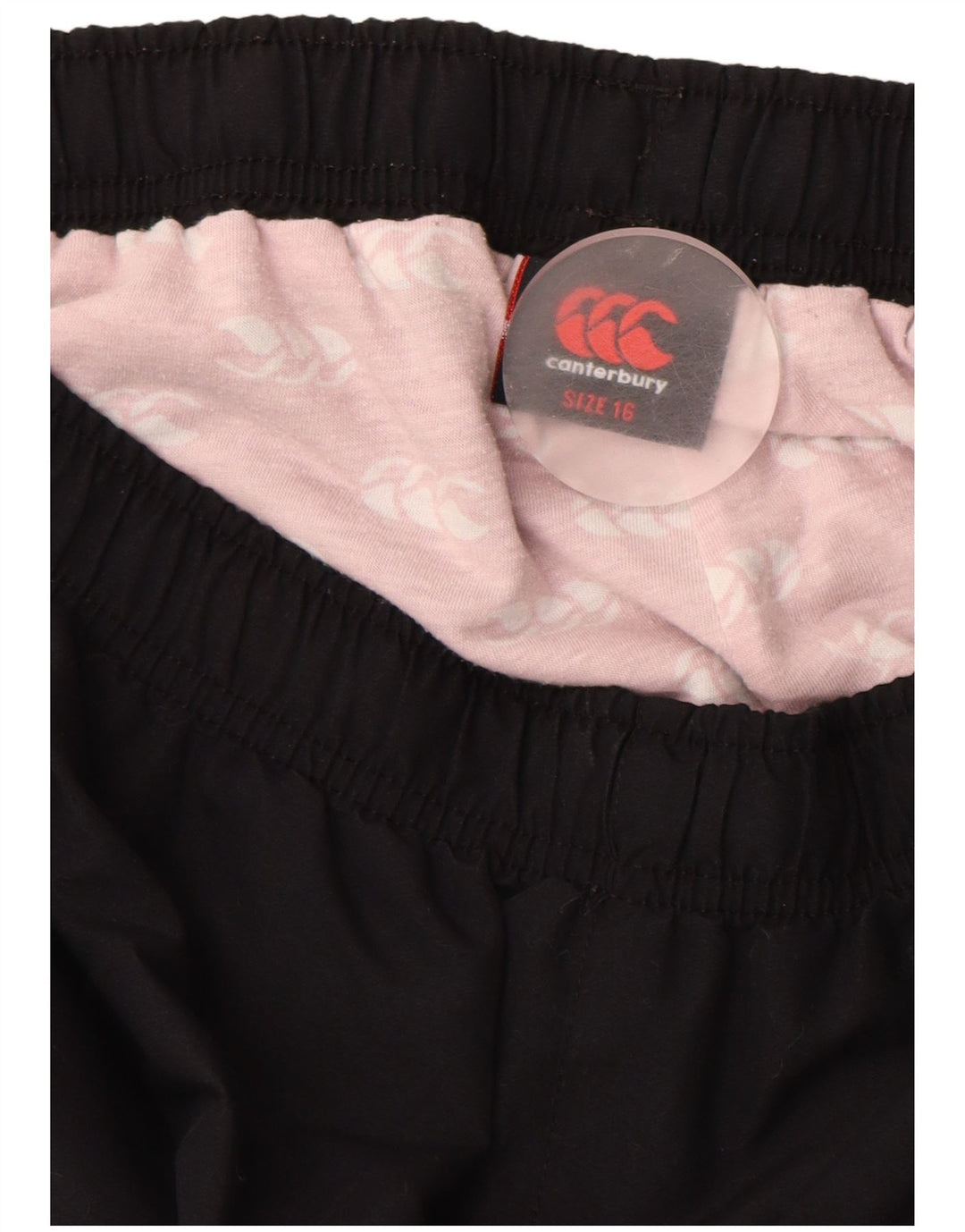 CANTERBURY Muške Graphic Trenirke Hlače UK 16 Veliki crni poliester