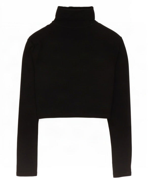 Zara ženska polo majica dugih rukava UK 12 srednje crna