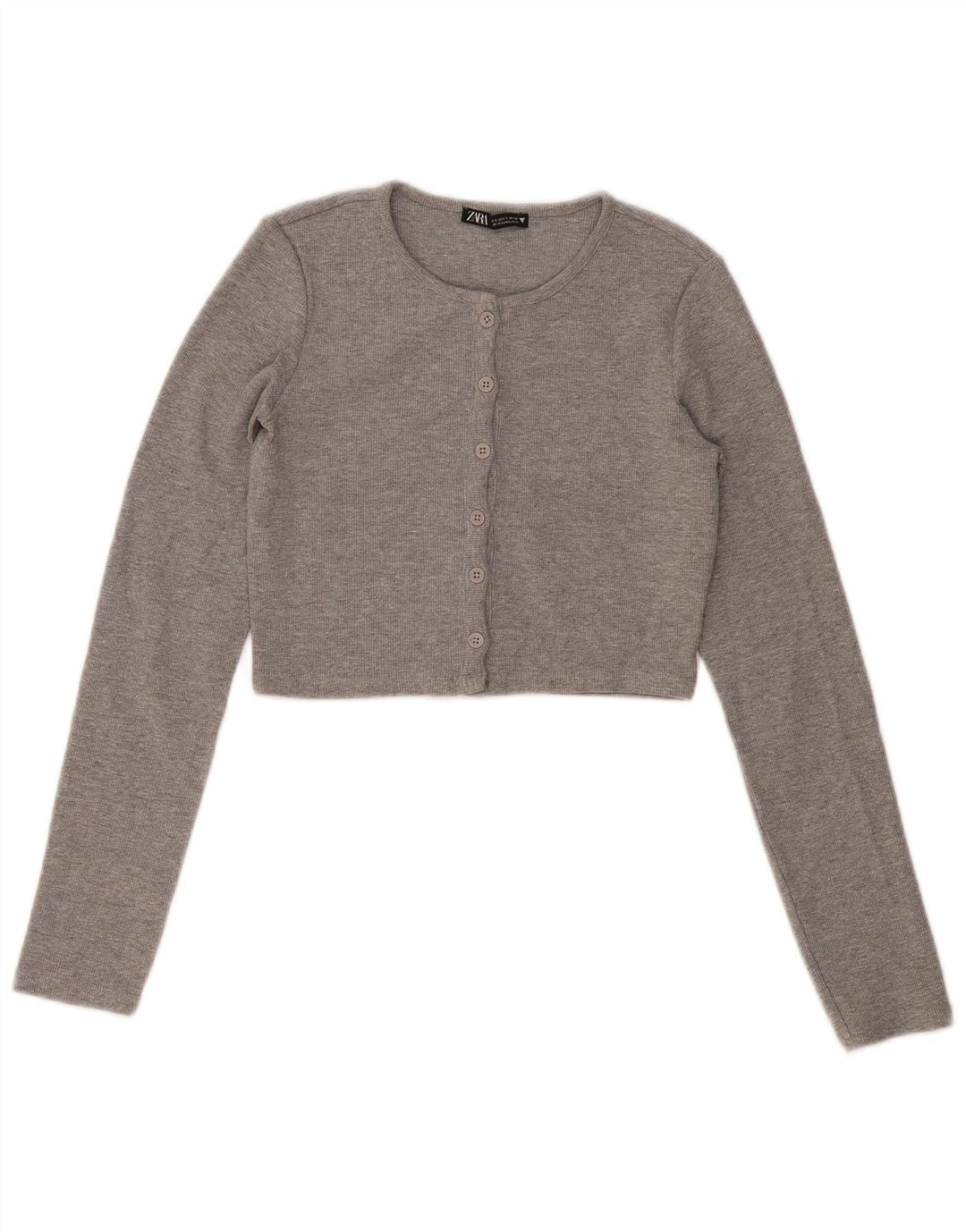 Zara ženski crop top UK 8 Small Gray