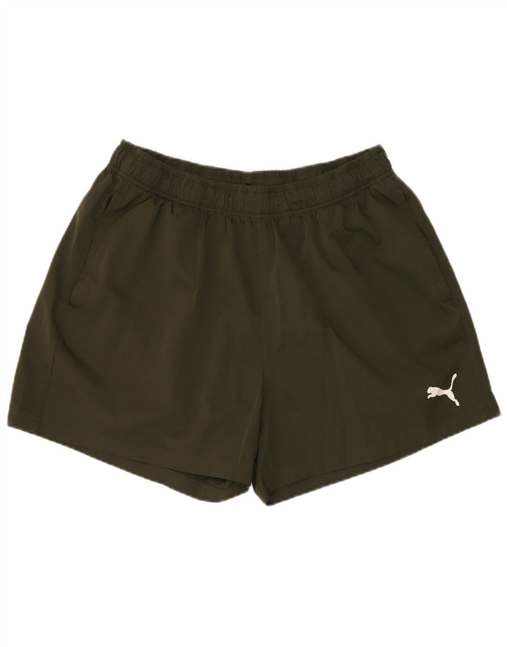 Puma muške sportske kratke hlače 2XL kaki poliester