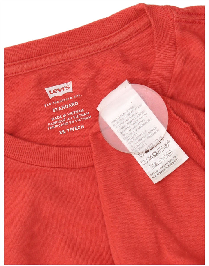 Levi's standardna muška majica kratkih rukava XS, crveni pamuk