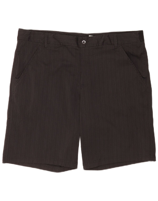Fila muške kratke chino hlače za golf W40 XL crne pruge od poliestera