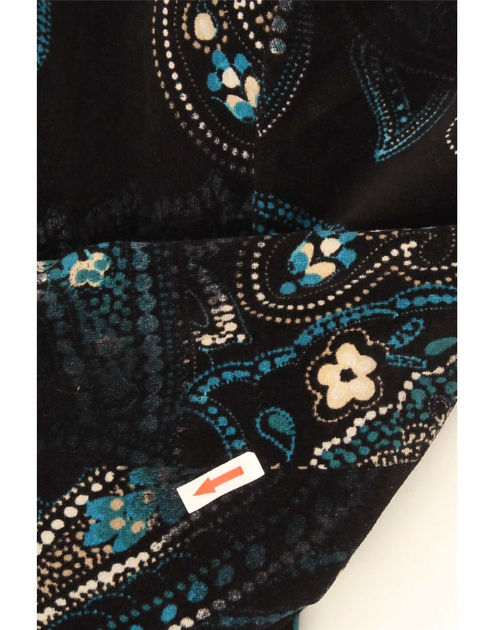 Vintage ženski sako s 2 gumba IT 48 XL tamnoplavi Paisley pamuk
