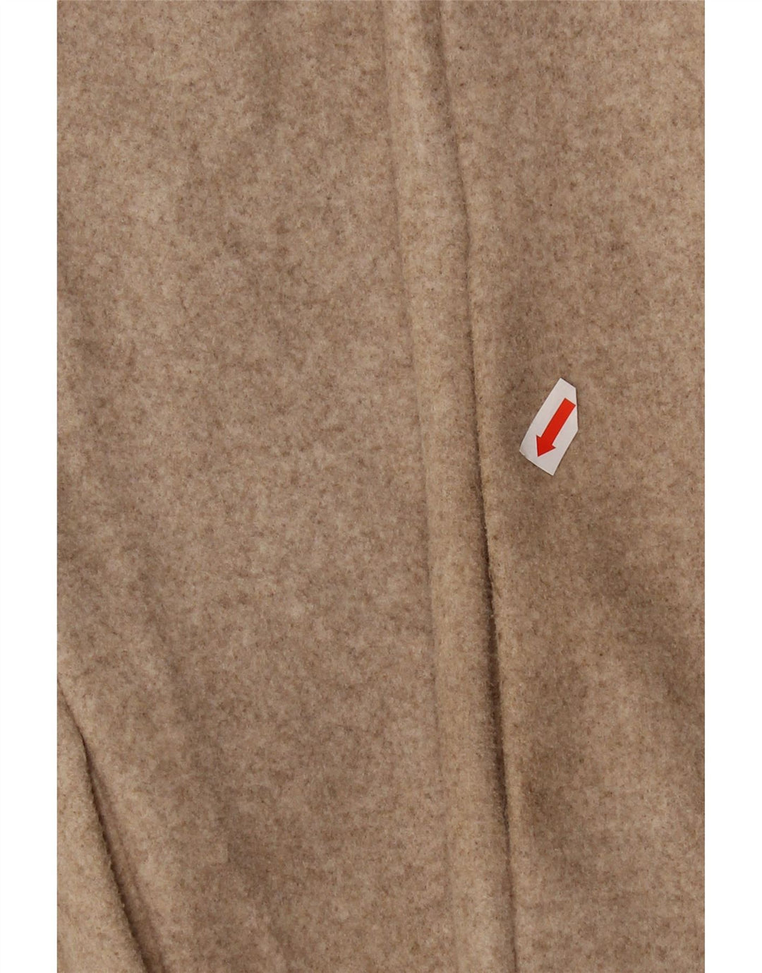 Zara Womens Overcoat UK 16 Large Beige Polyester