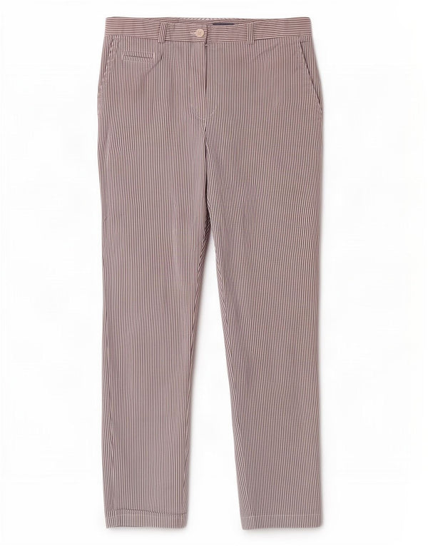 Marks & Spencer ženske chino hlače UK 12 srednje W32 L29 bijele pruge