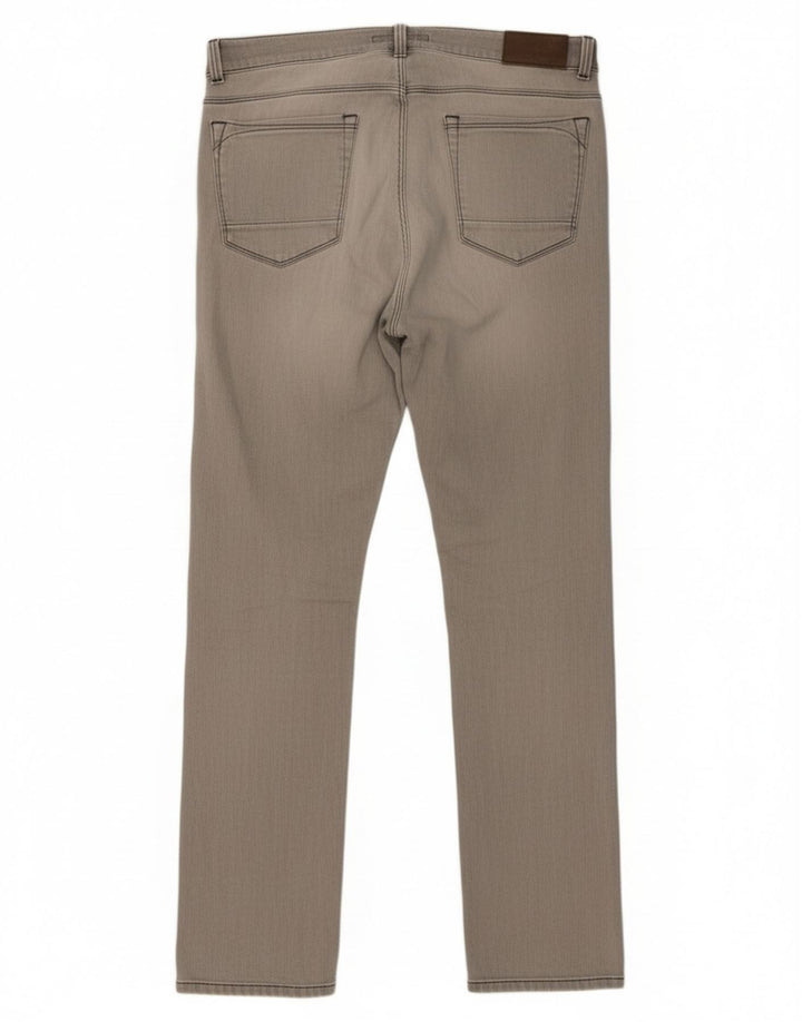 Muške uske traperice Trussardi W31 L33 sivi pamuk