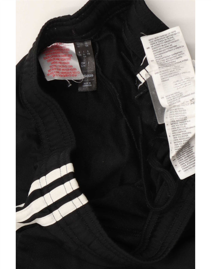 Adidas Hlače za trenirku za dječake 15-16 godina crne od poliestera