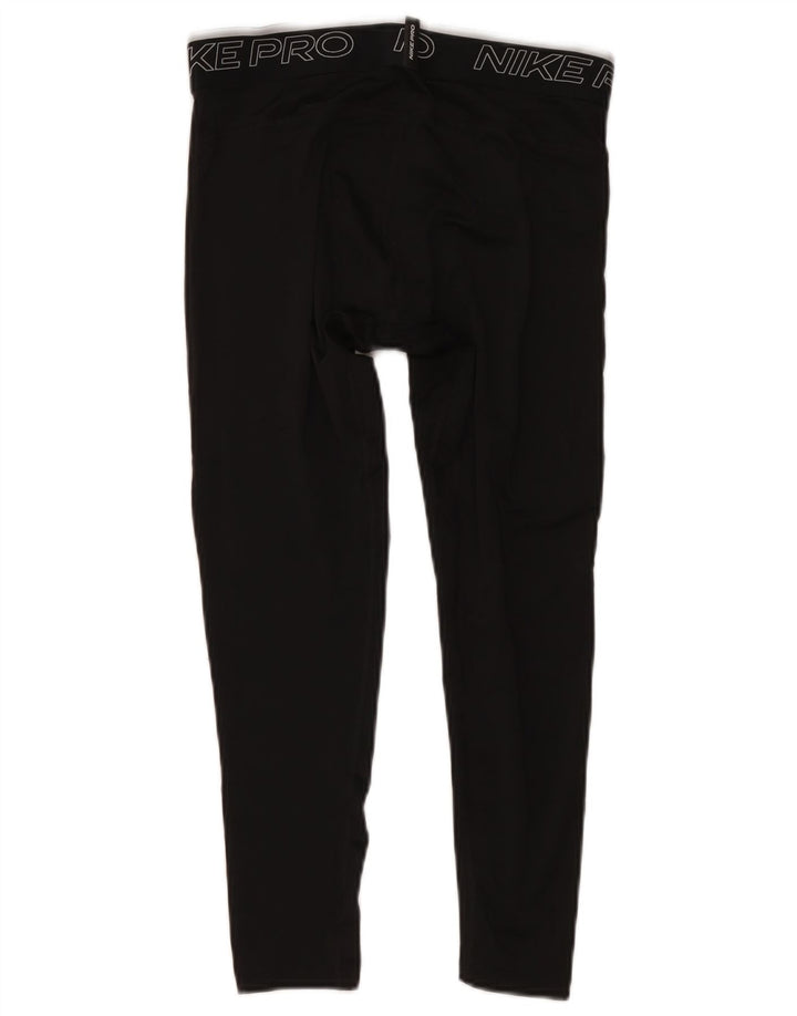 Nike Dri Fit Graphic Capri tajice Srednje crni poliester