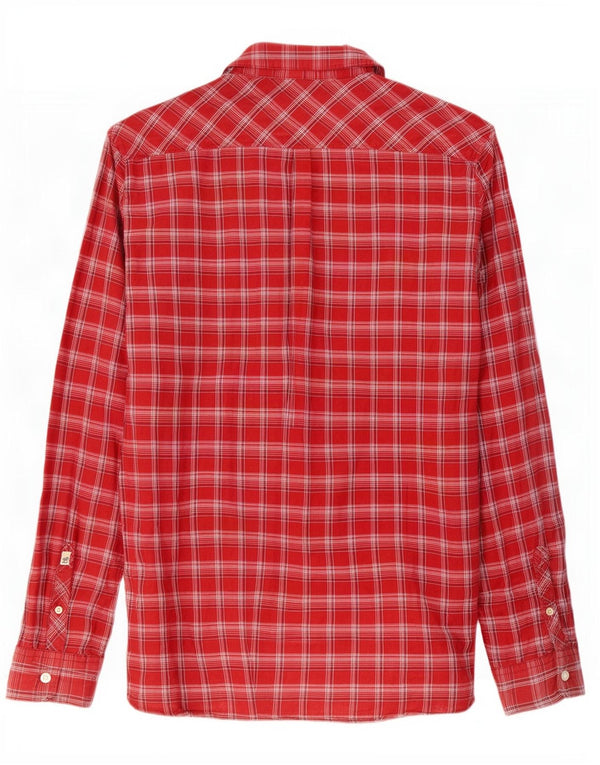 Scotch & Soda muška košulja srednje crvene karirane pamučne boje