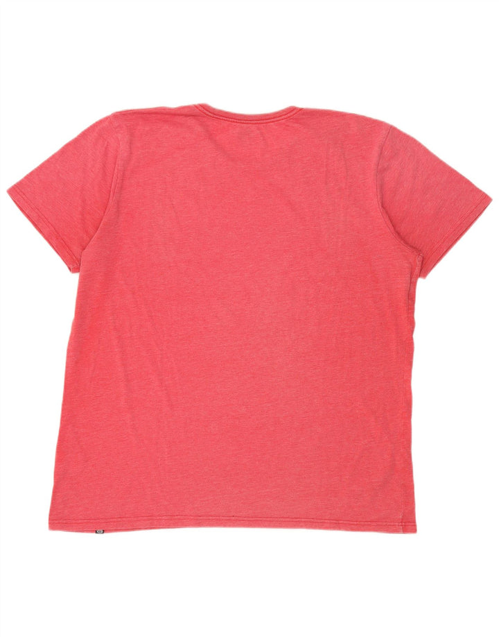 Muška majica kratkih rukava XL s grafičkim motivima, crveni pamuk