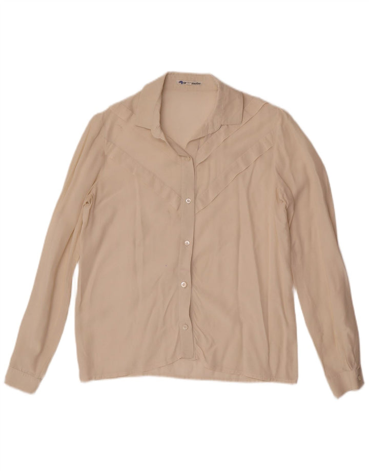 Vintage ženska košulja bluza IT 40 Small Off White