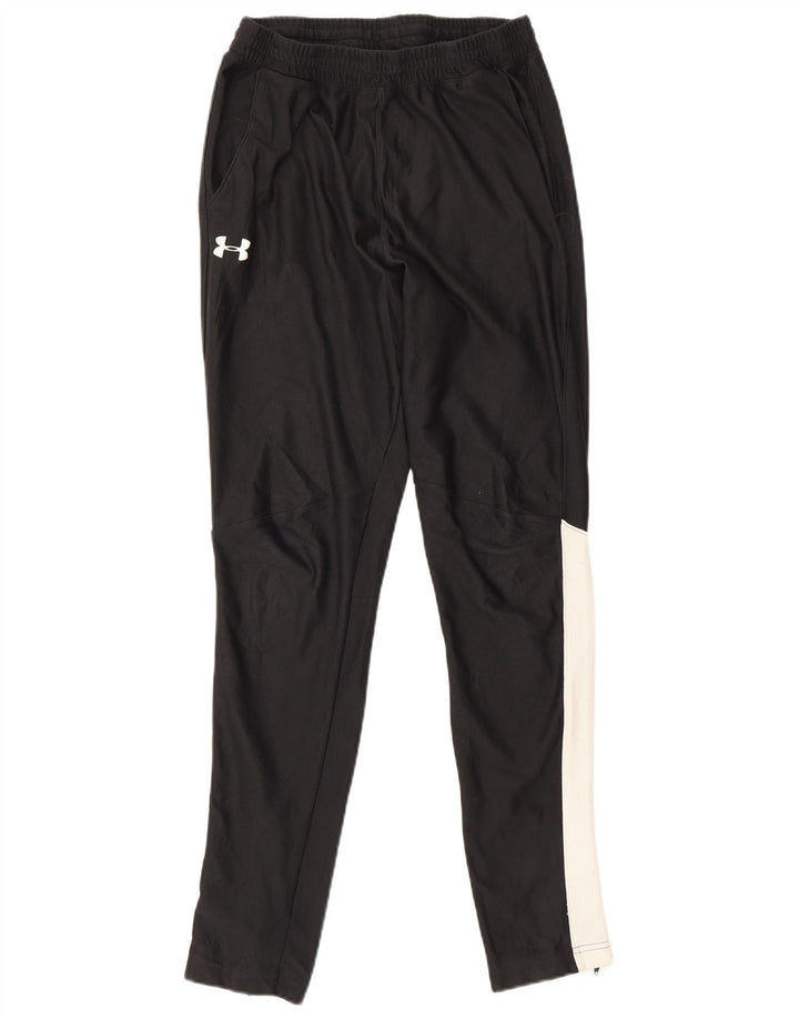 Under Armour muške pripijene trenirke srednje crne boje