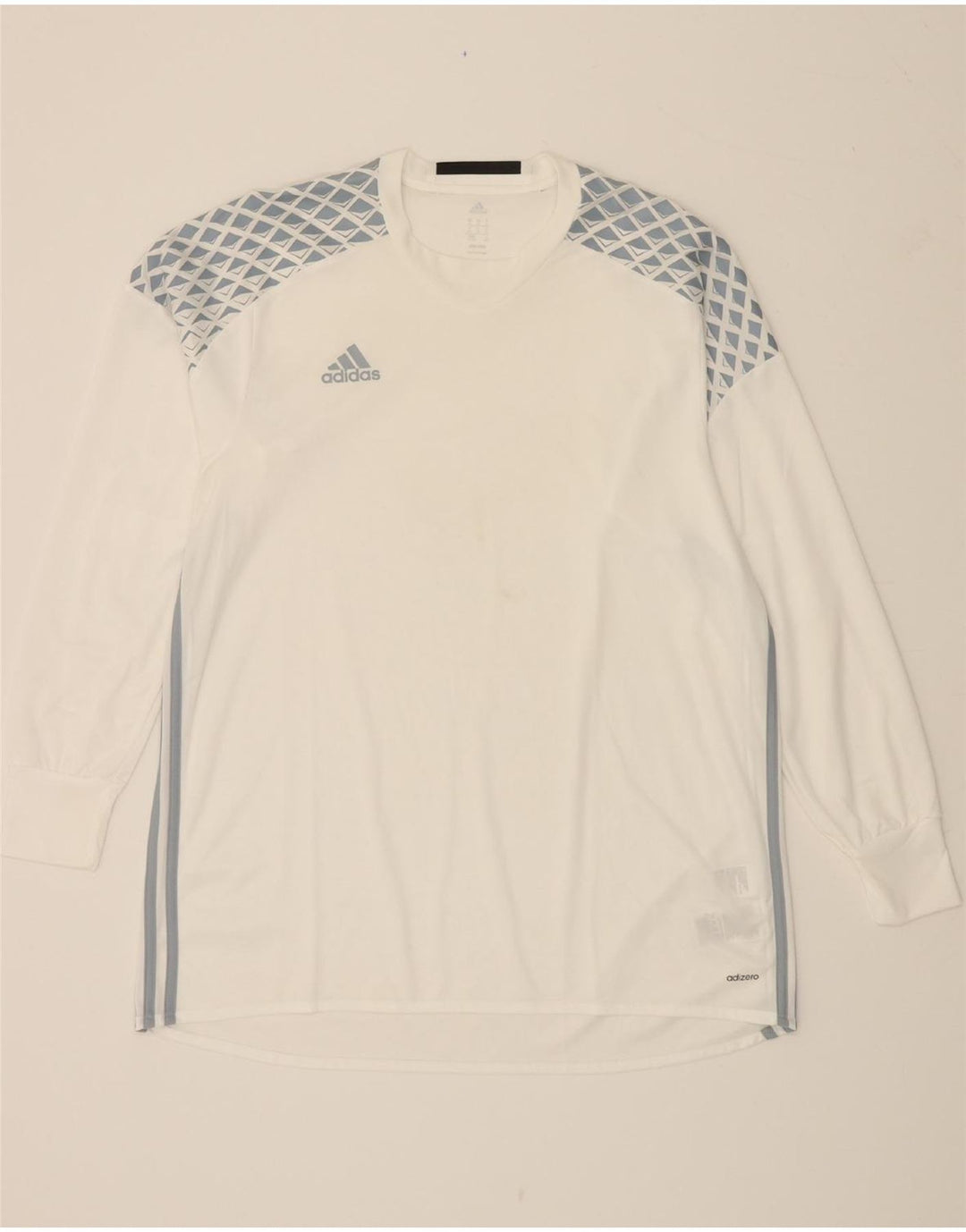 ADIDAS muška Adizero grafička majica dugih rukava XL bijeli poliester