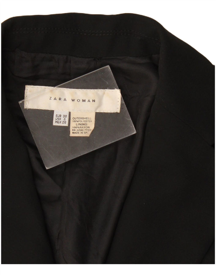 Zara ženski sako sa 1 gumbom EU 38 srednji crni poliester
