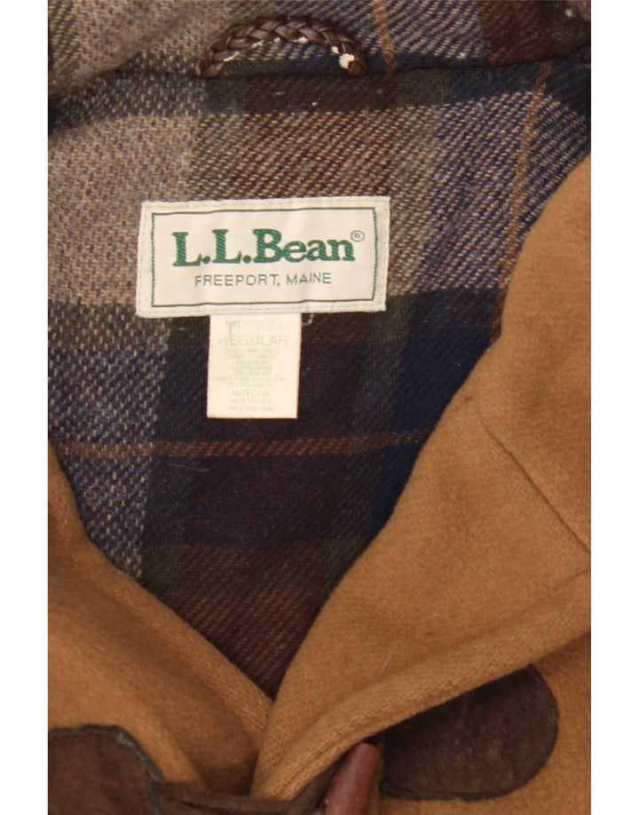 L.L.Bean muški duffle kaput s kapuljačom UK 38 srednje bež vuna