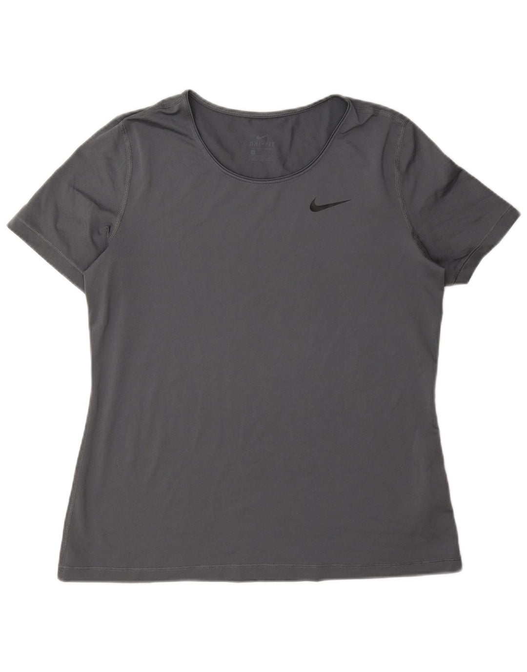 Nike Ženska majica kratkih rukava Dri Fit UK 16 Large Gray Poliester