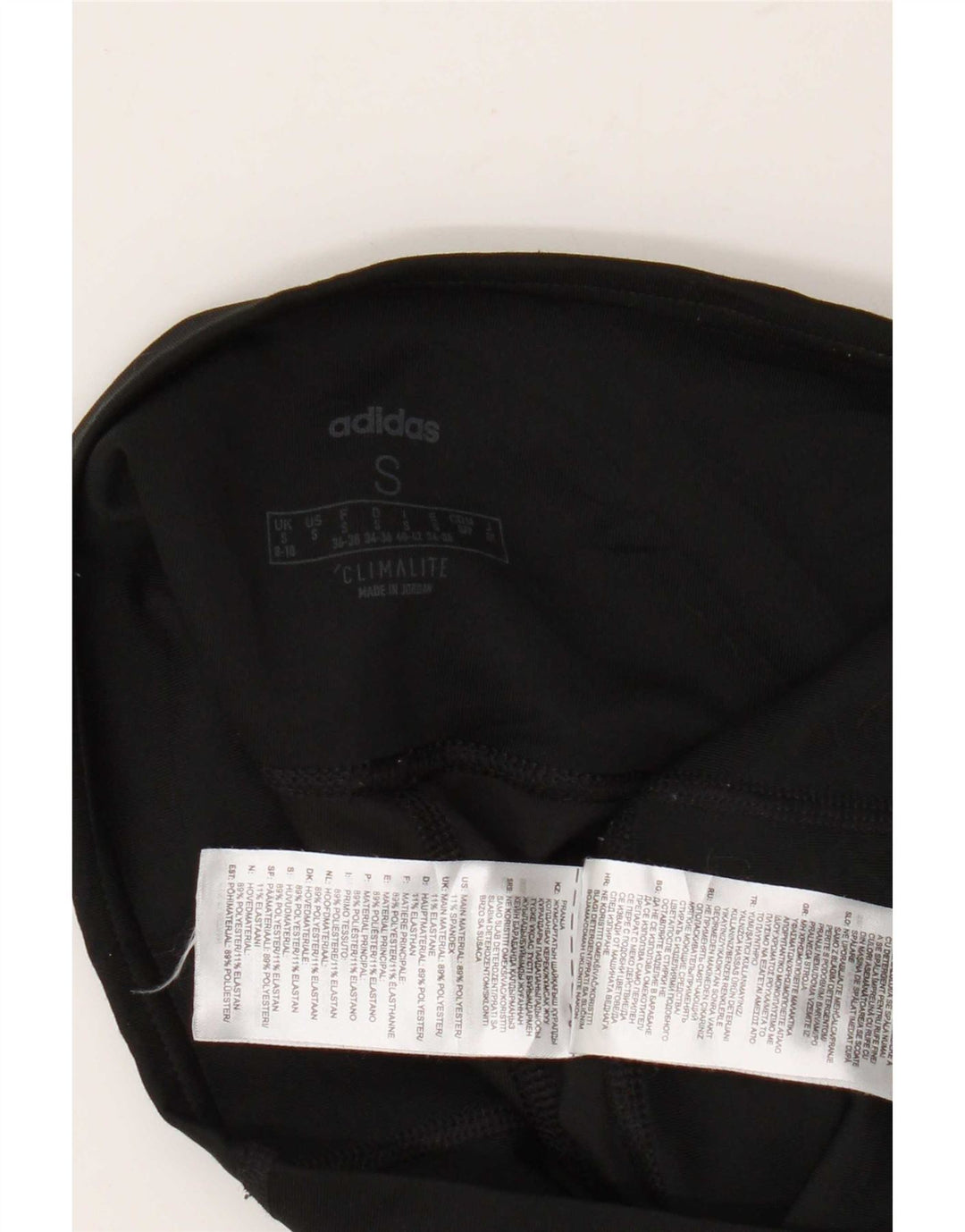 Adidas ženske tajice Climalite UK 8/10 male crne poliesterske