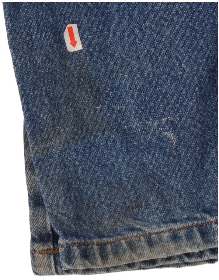 WRANGLER Muške Texas Straight Jeans W33 L30 Plavi pamuk